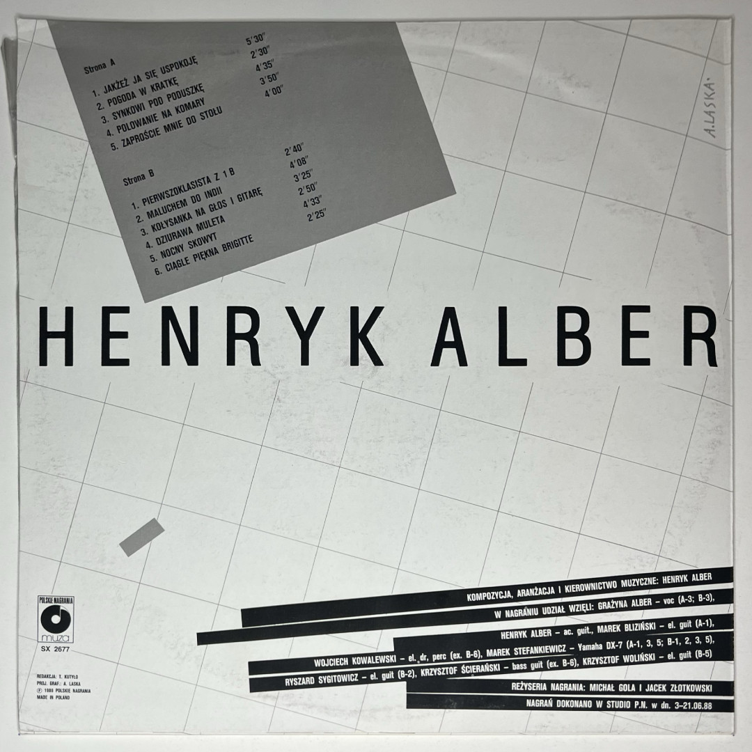 Henryk Alber - Alber (1989)