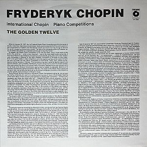 Fryderyk Chopin: The Golden Twelve Vol.1 (1990)