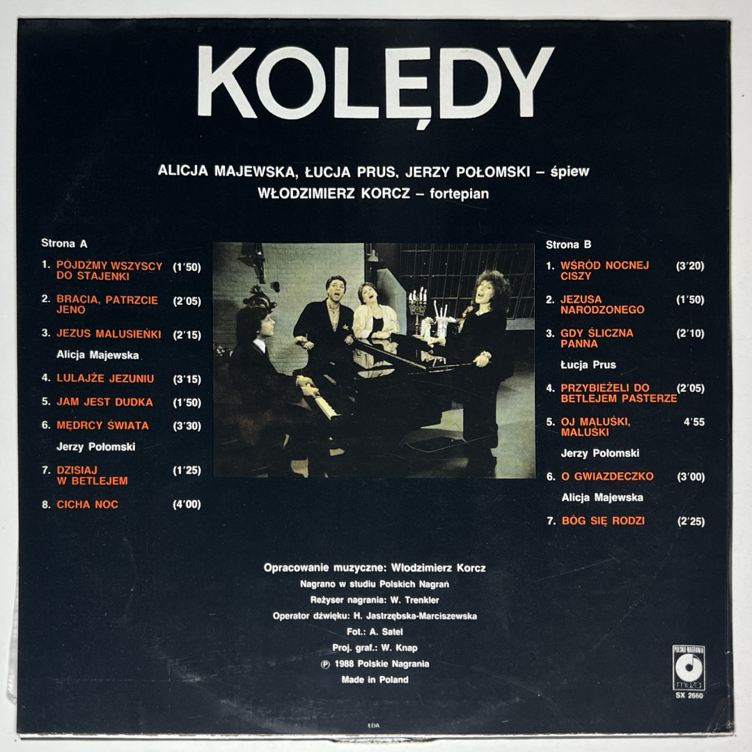 Alicja Majewska & Łucja Prus & Jerzy Połomski - Kolędy (1988)