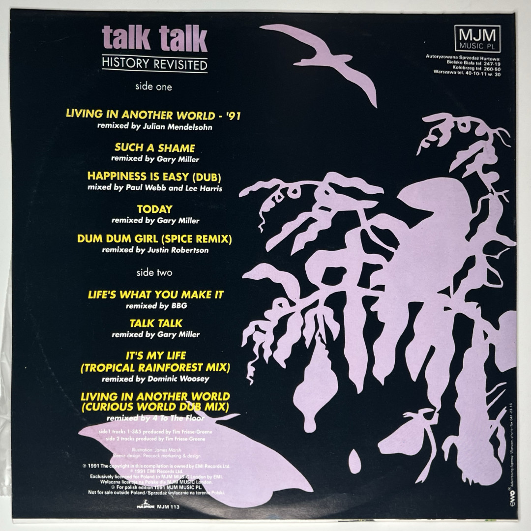 Talk Talk - History Revisited - The Remixes (1991)