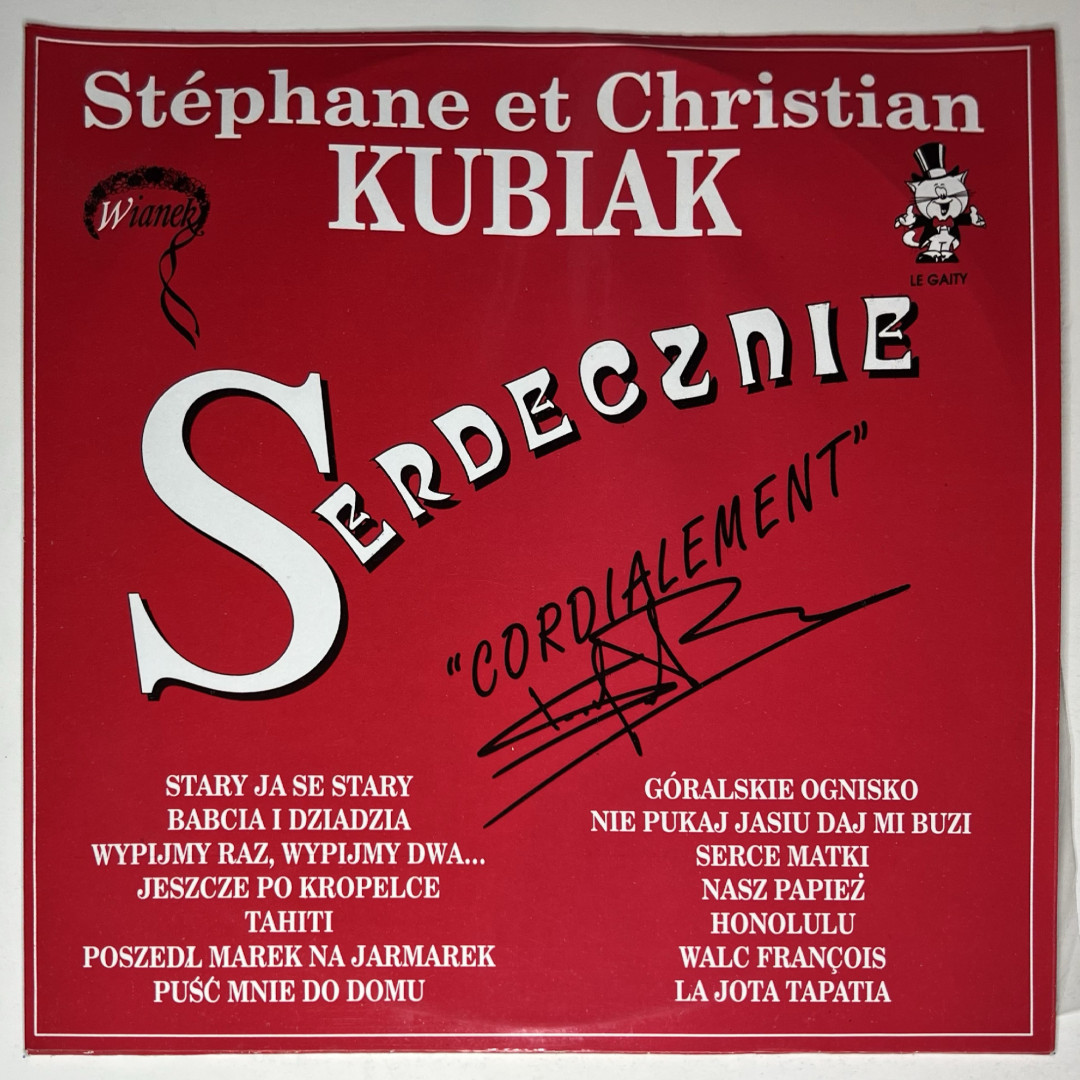 Stéphane Kubiak - Serdecznie - Cordialement (1990)